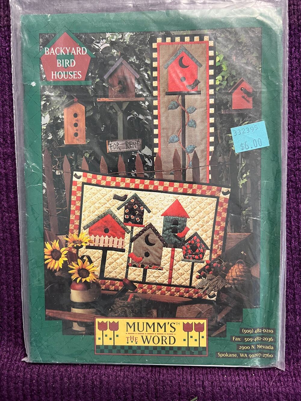 Debbie Mumm Backyard birdhouses quilt patterns